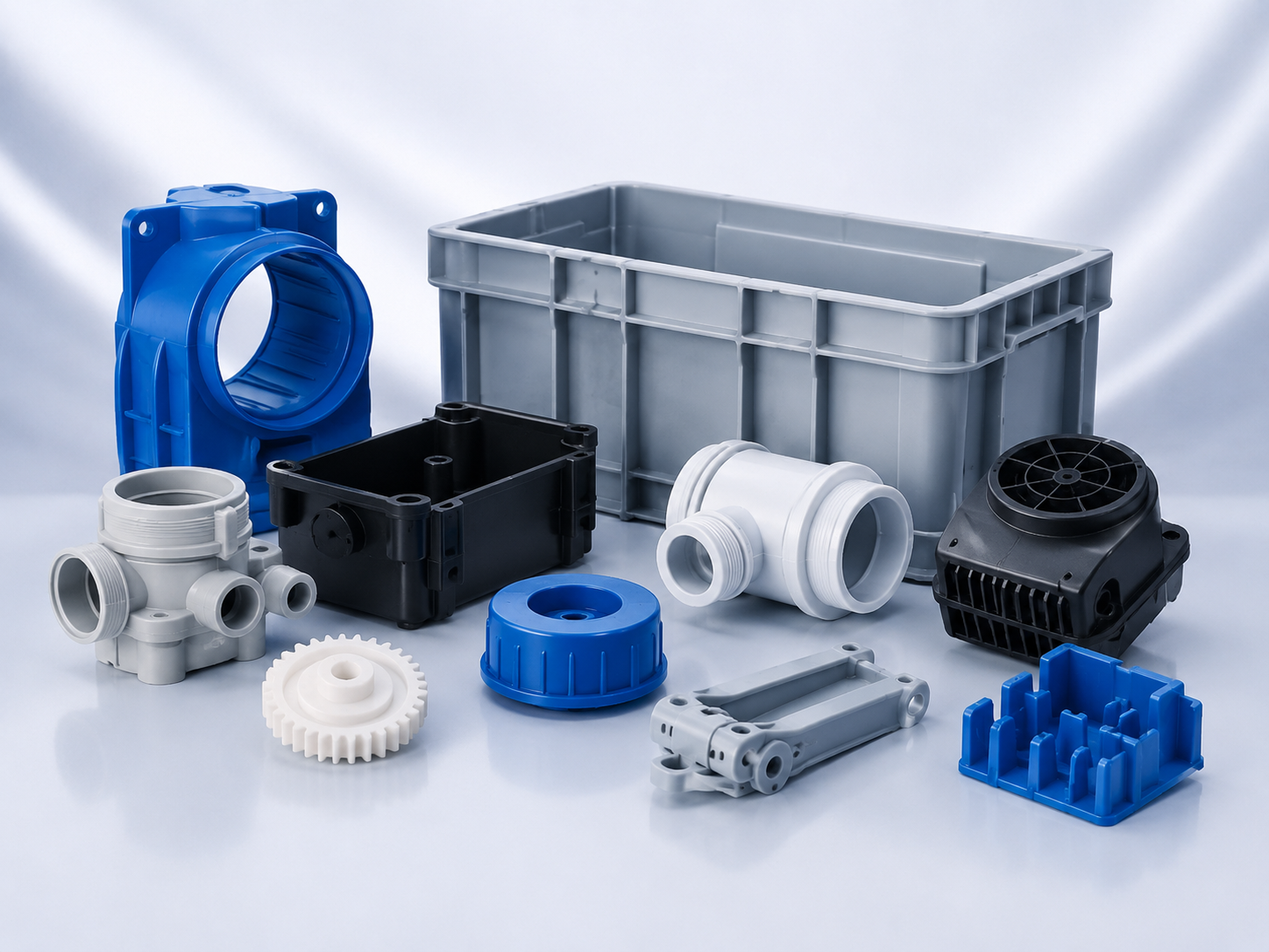 Industrial injection molded parts