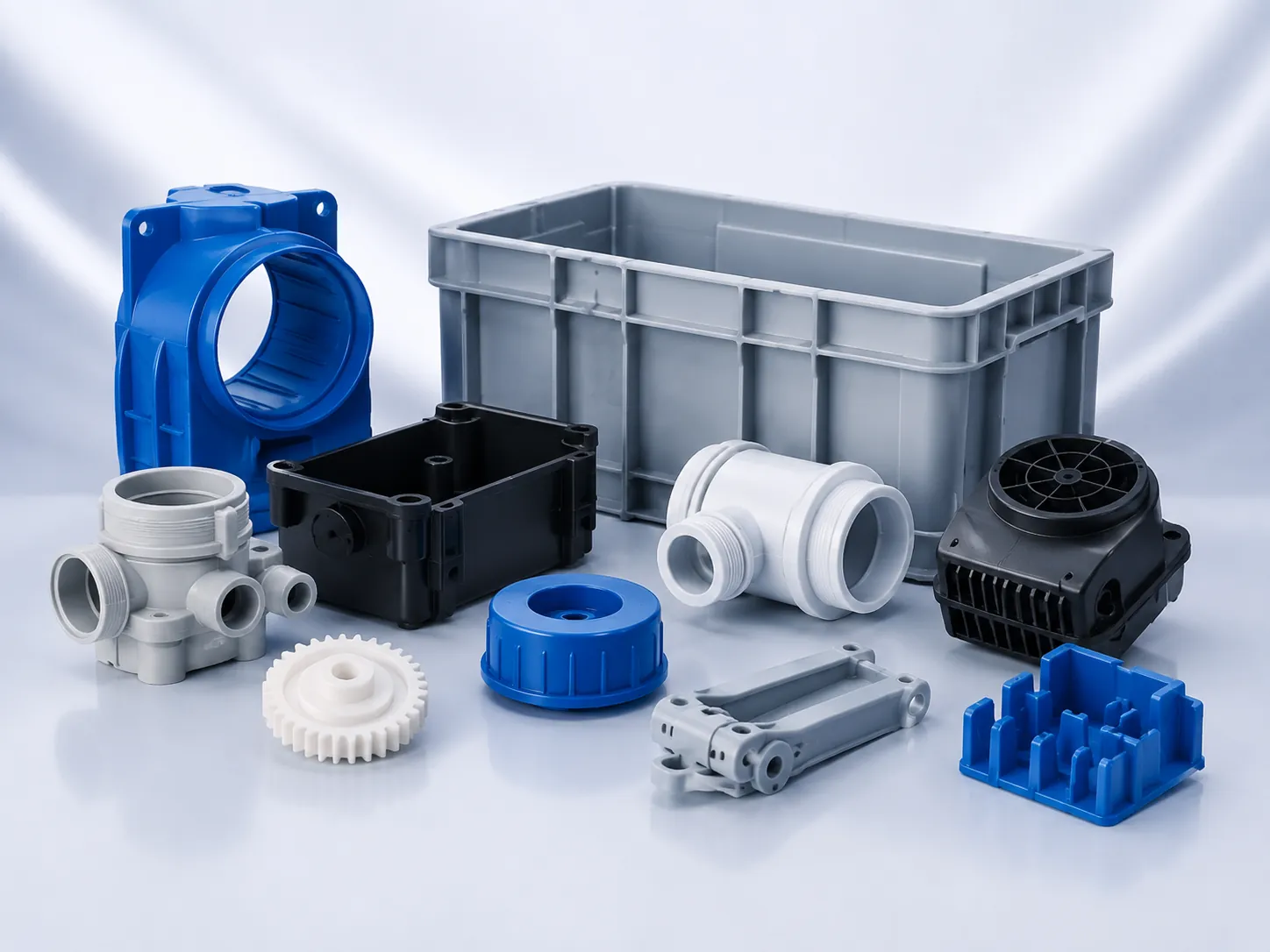 Masterbatch for injection molding plastic parts