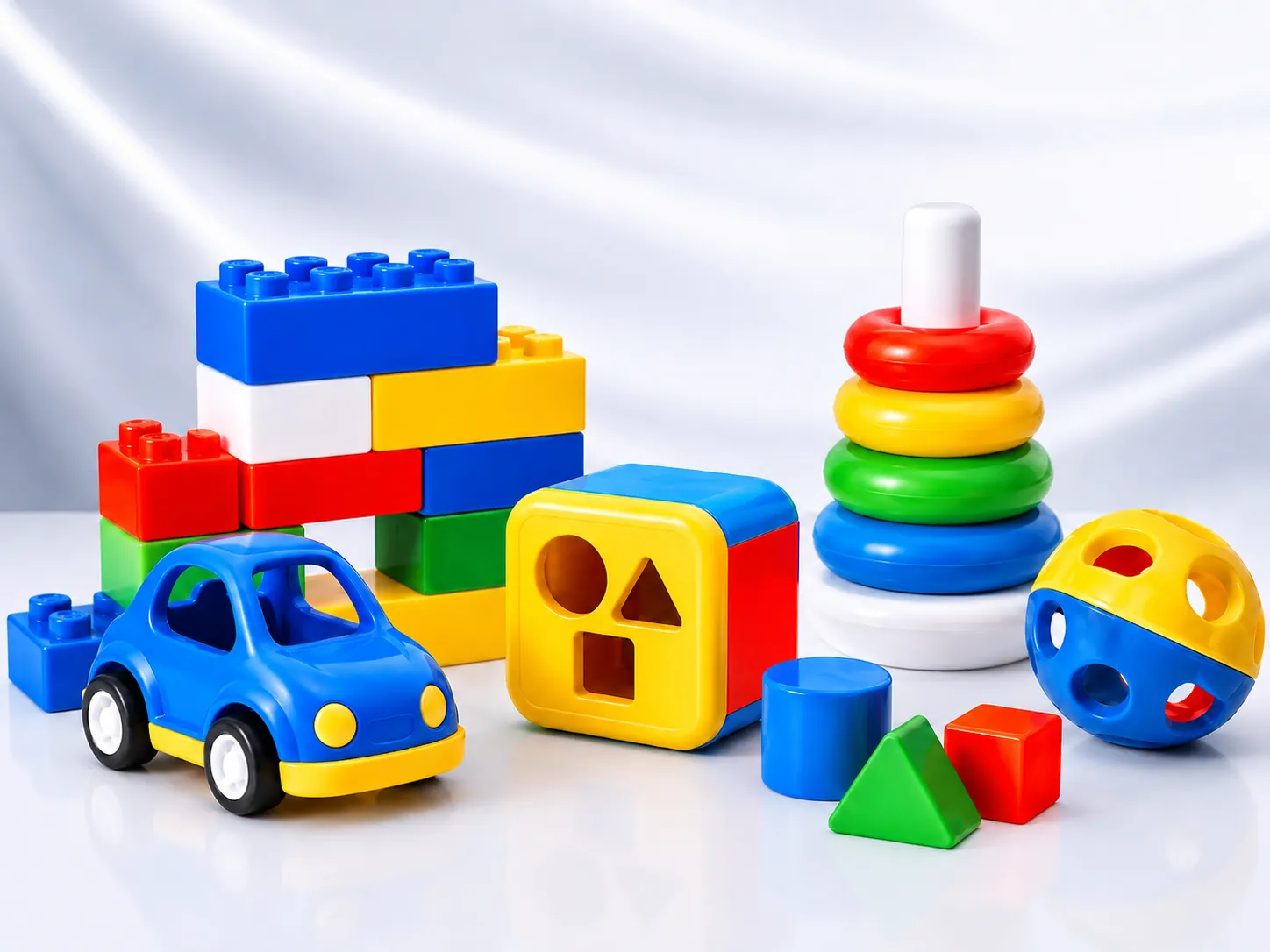 Plastic toys and children's product parts