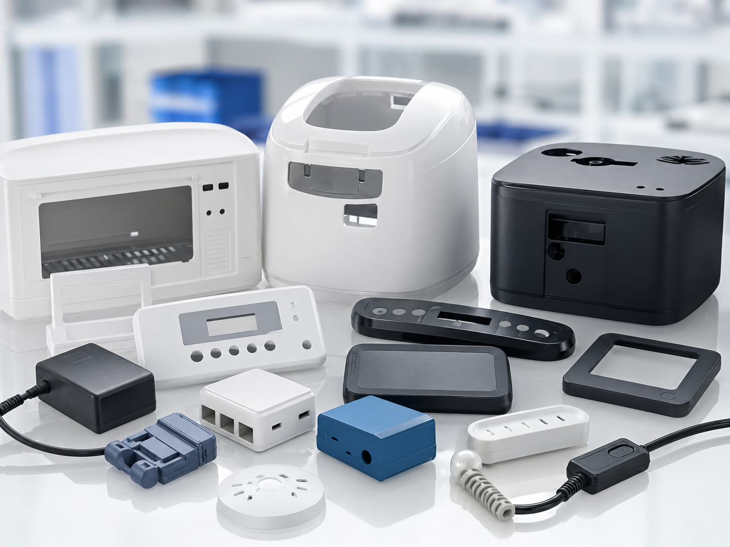 家电外壳、开关面板和电子电器塑料件色母粒应用